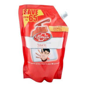 Lifebuoy Hand Wash Total 10 Refill Pouch 450 ml