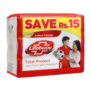 Lifebuoy Soap Total 3 x 128 g