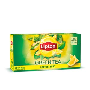 Lipton Green Tea Bags Lemon 25's