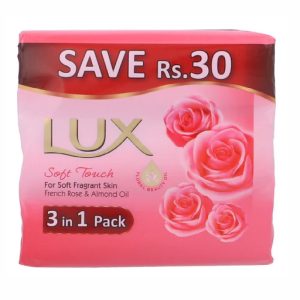 Lux Soap Soft Touch 130g x 3
