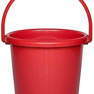 Plastic Bucket Red Medium