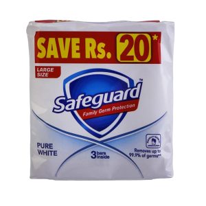 Safeguard Soap Pure White 3x135 g