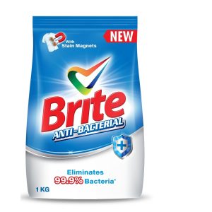 Brite Anti Bacterial Washing Powder 1 Kg