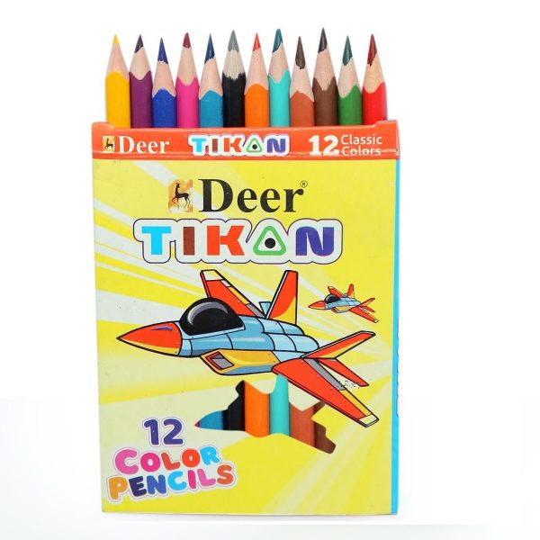 Deer Tikon Color Pencil Small Pack of 12