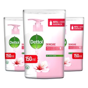 Dettol Hand Wash Skin Care Pouch 150 ml x 3