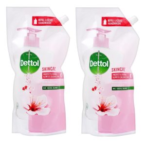 Dettol Hand Wash Skin Care Pouch 750 ml x 2
