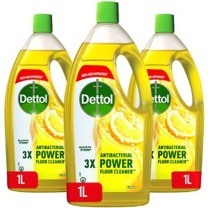 Dettol Surface Cleaner Lemon 1 Ltr x 3