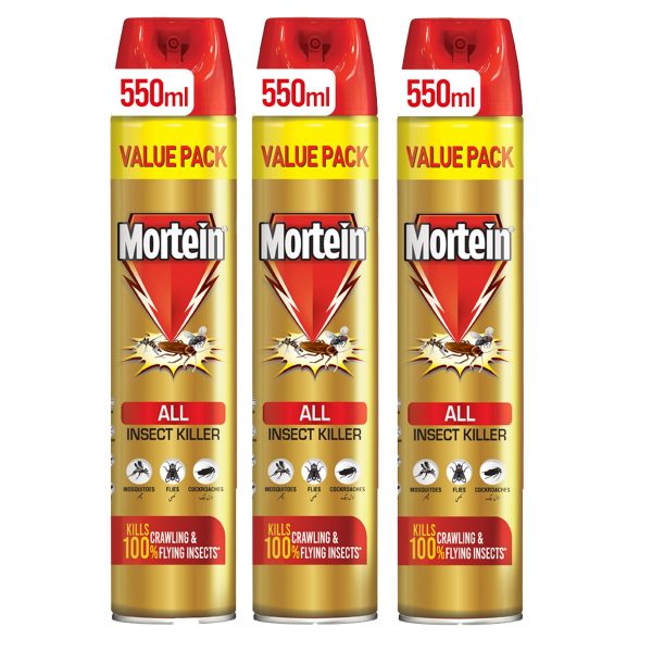 Mortein All Insect Killer 550 ml x 3