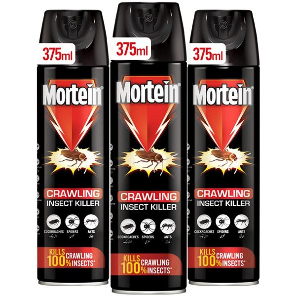 Mortein Crawling Insect killer 375 ml x 3