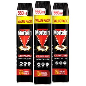 Mortein Crawling Insect killer 550 ml x 3