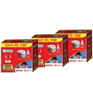 Mortein LED Machine Insect Killer with free refill of 25 ml Pack of 3