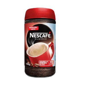 Nestle Nescafe Jar Classic Coffee Jar Arabica & Robusta Blend 100 g