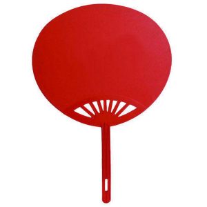 Plastic Hand Fan 11 x 8.5 inches